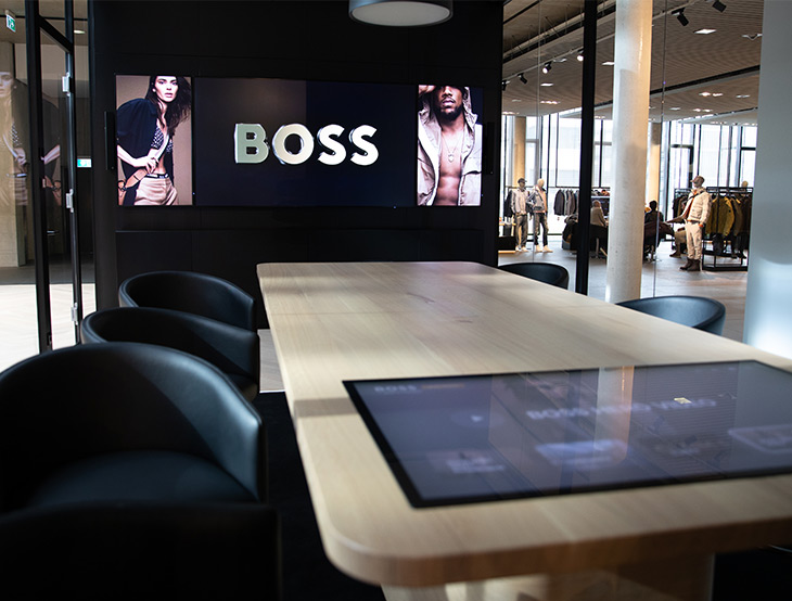 Hugo boss hot sale digital showroom